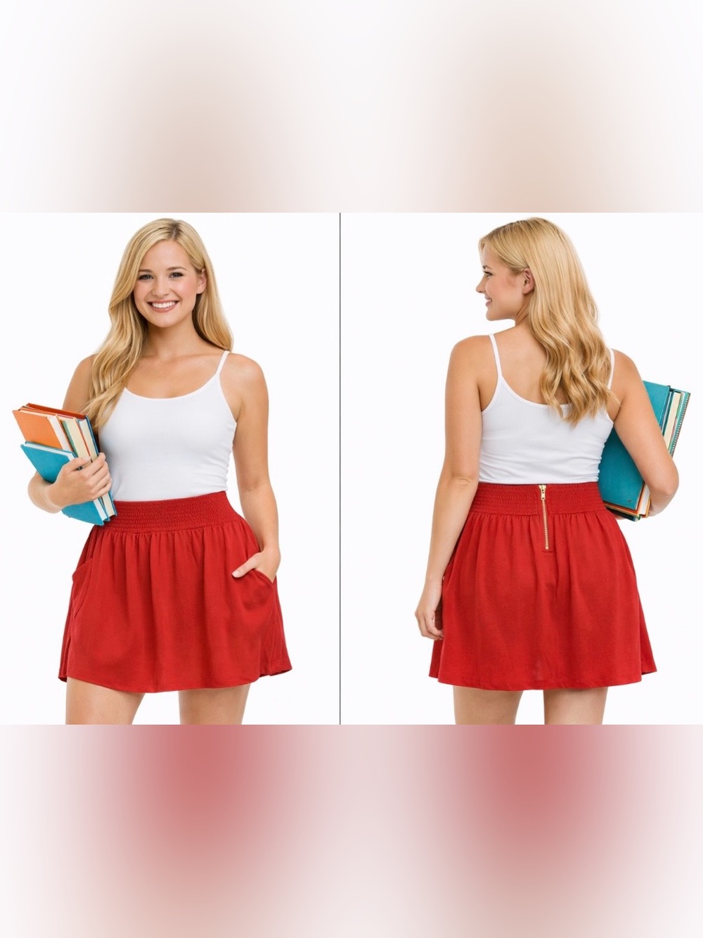 🇺🇸Flowy Mini Skirt K-Kool